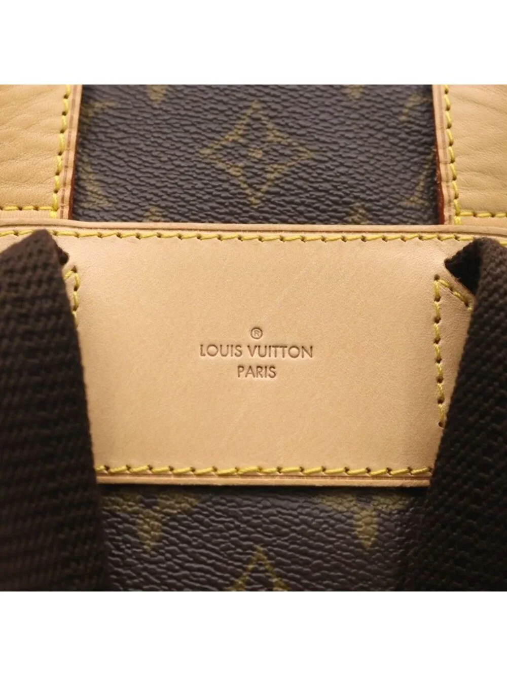 Louis Vuitton Monogram Sac de Bosford Leather Backpack Brown